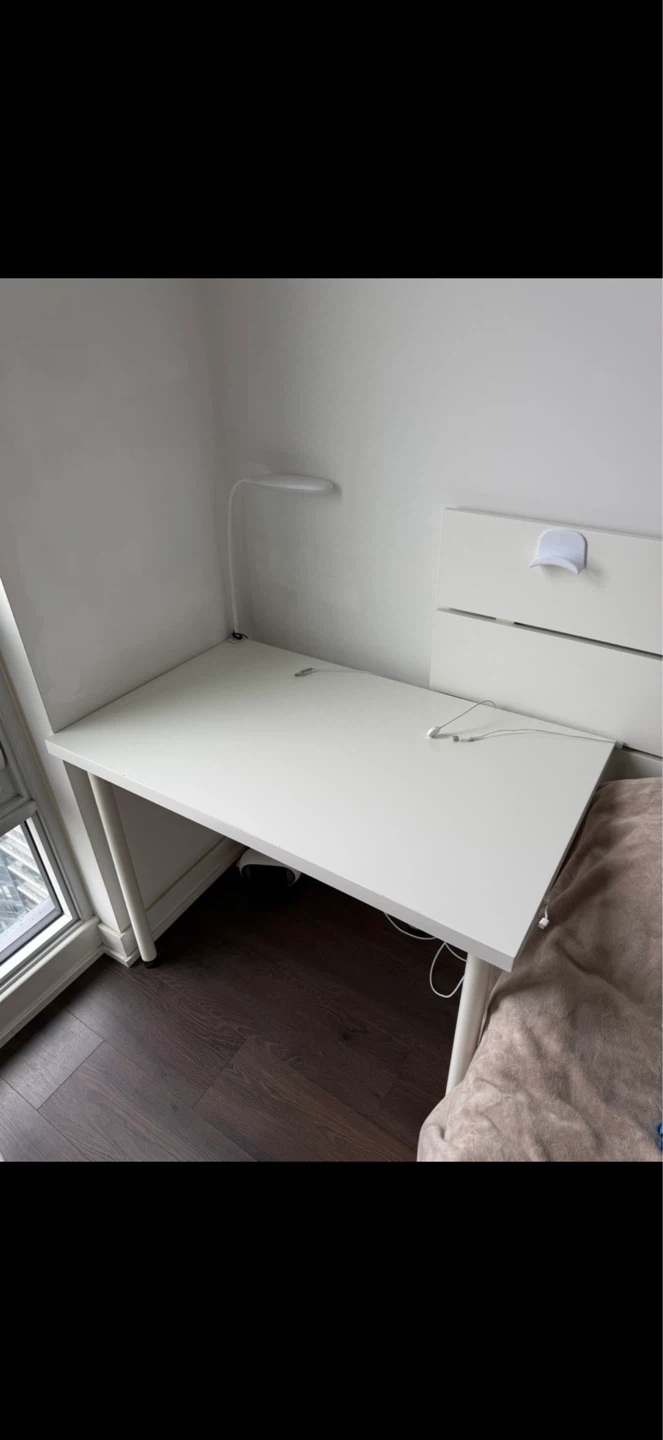 IKEA White Desk - photo 3