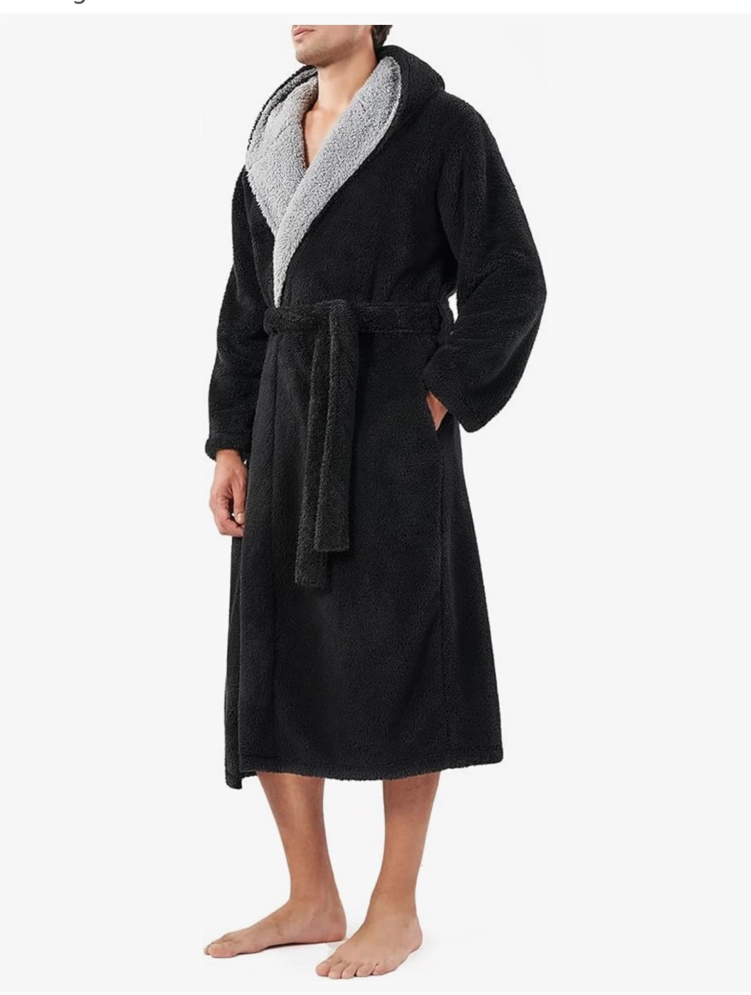 Shu Velveteen Fluffy Warm Robe large size