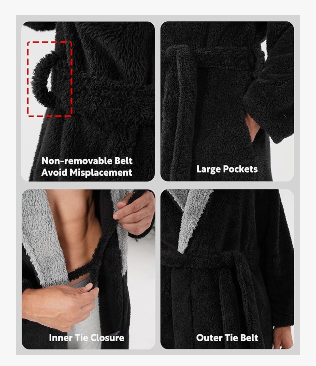 Shu Velveteen Fluffy Warm Robe large size - photo 3