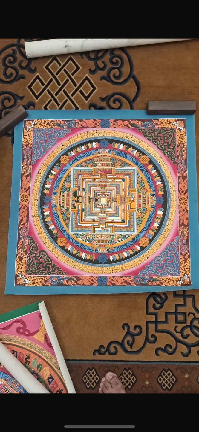 Tibetan Mandala Thangka Painting