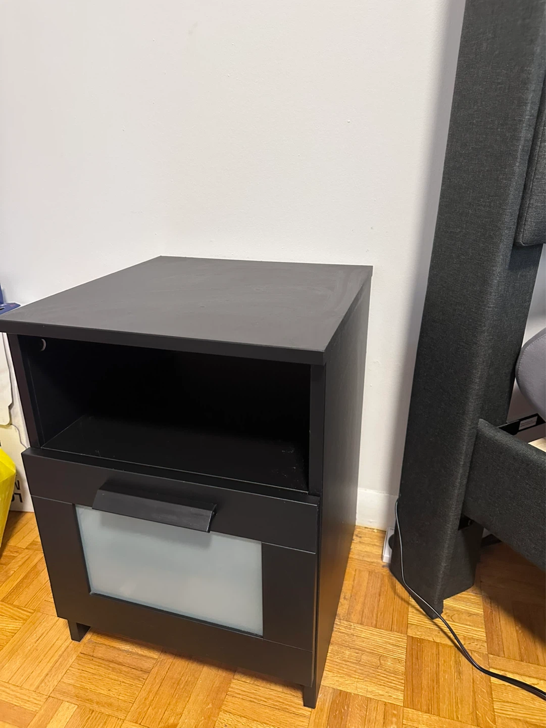 IKEA Brimnes Nightstand, Black, Moving Sale - photo 2