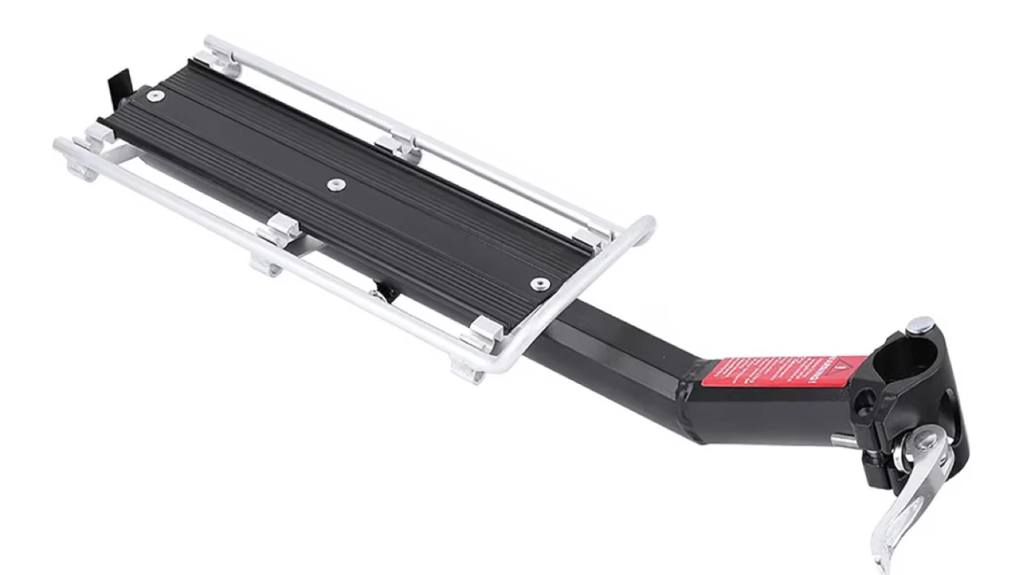 Bicycle Rear Rack with Reflector and Fender - photo 2