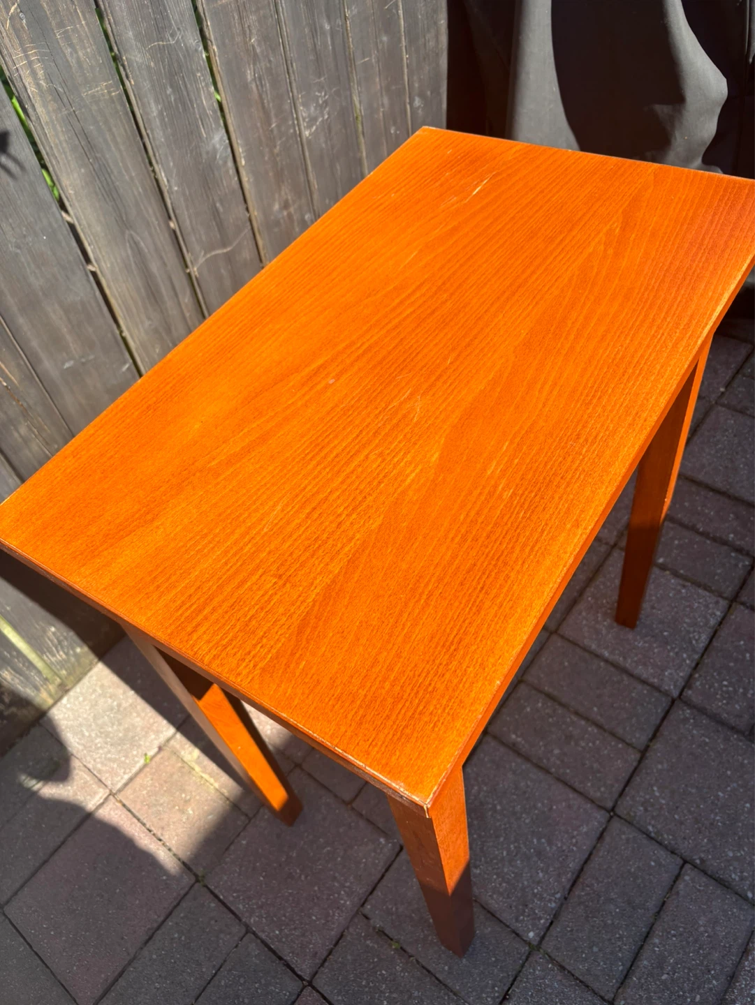 wood side table - photo 2