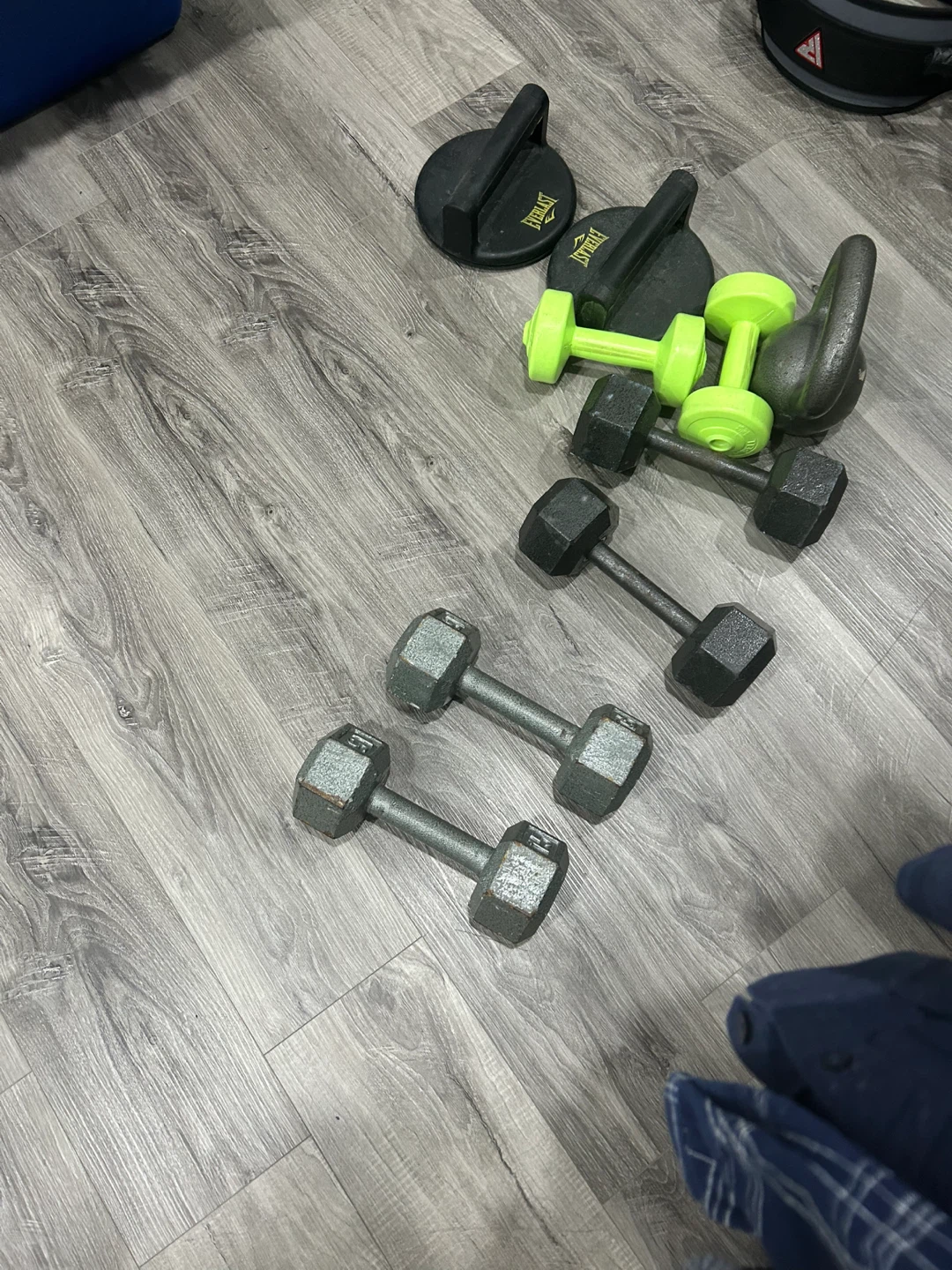 Everlast Dumbbells and Kettlebells Set
