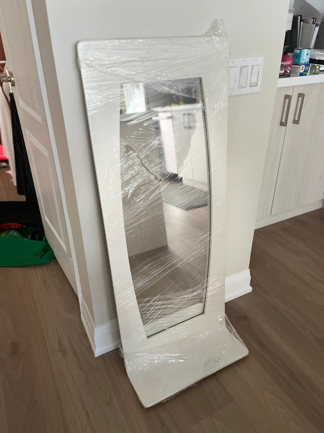 White Arched Full Length Mirror