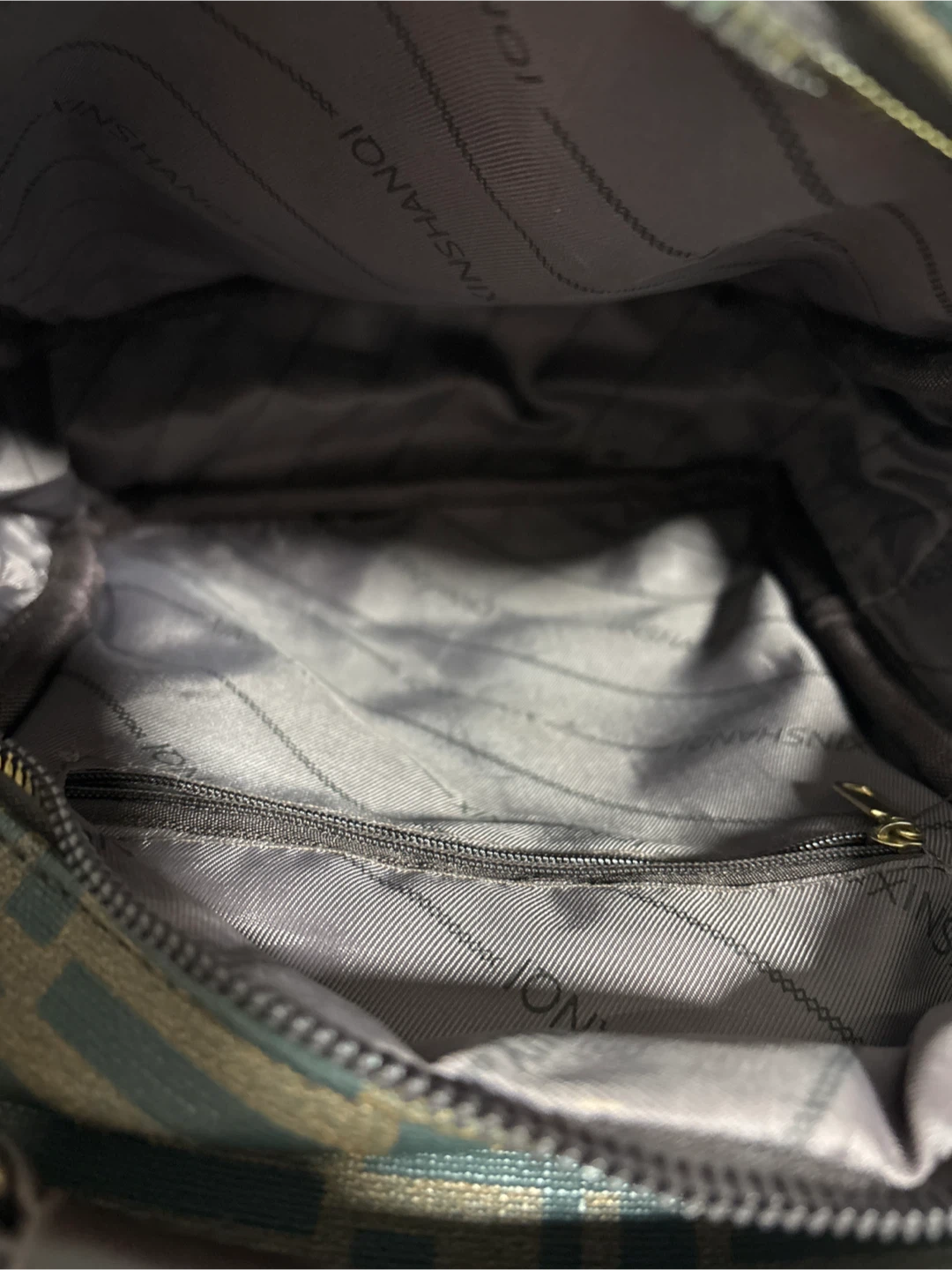 BINSHANQI Brown F Logo Mini Backpack - photo 4