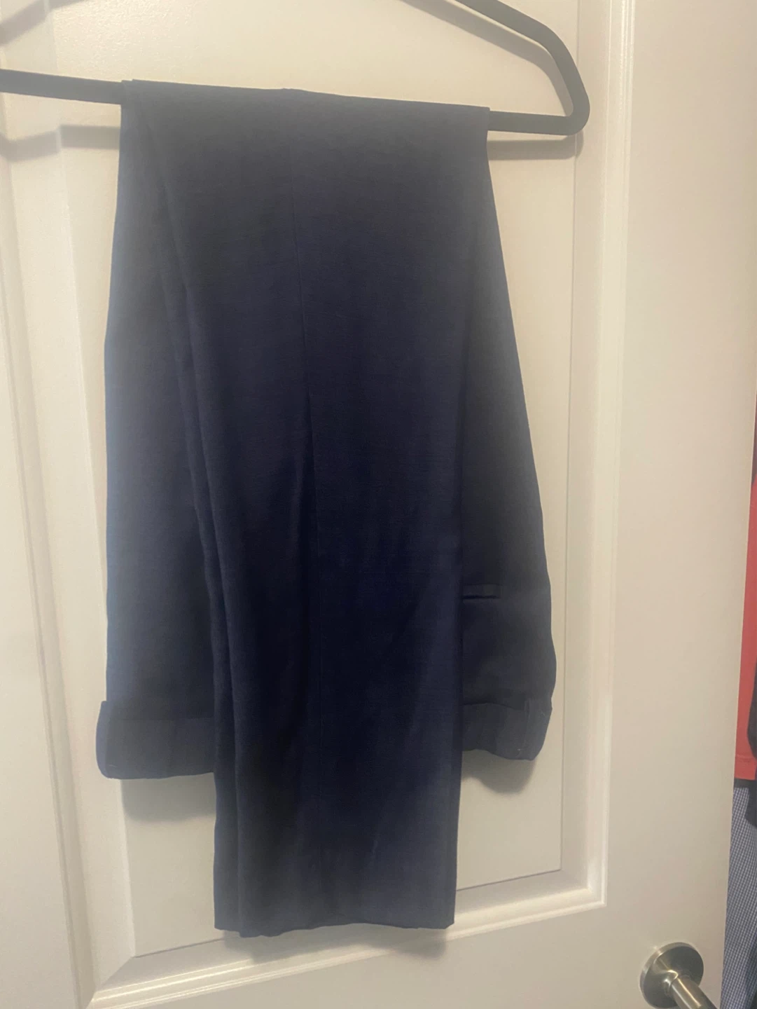 H&M Navy Blue Suit Vest and Pants - photo 4