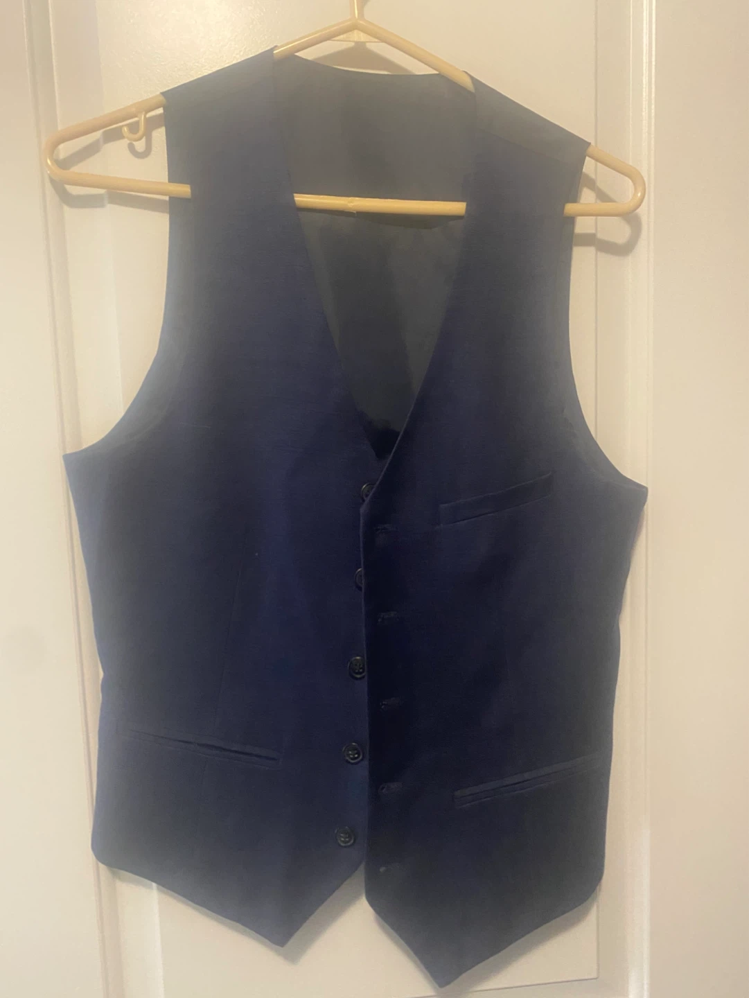 H&M Navy Blue Suit Vest and Pants