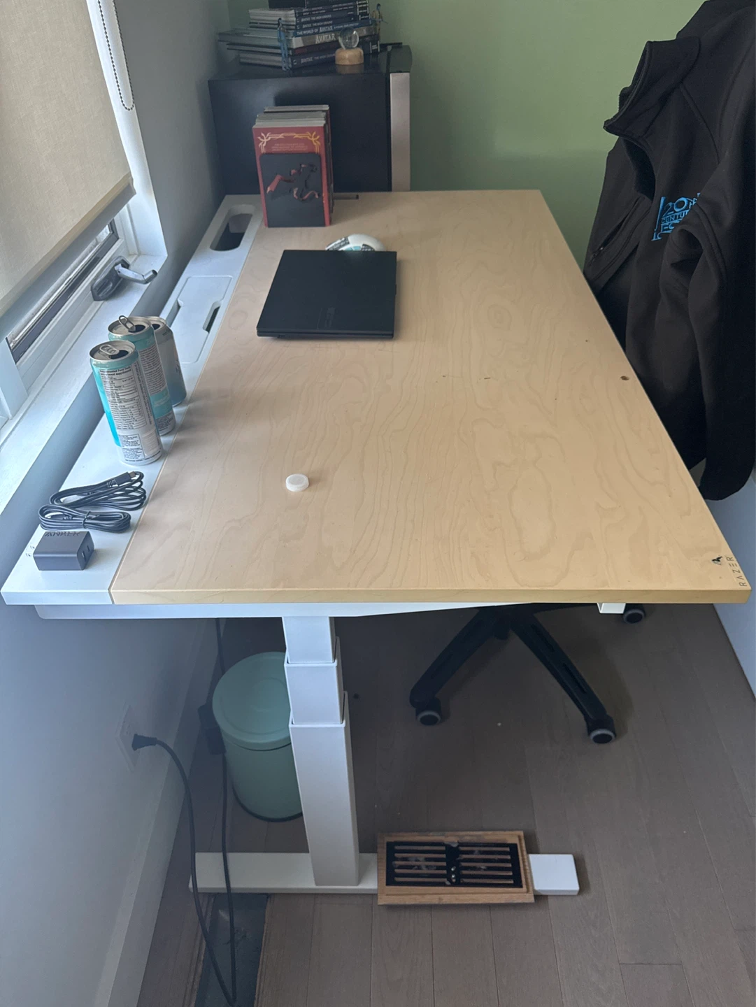 Standing Desk with Wood Top