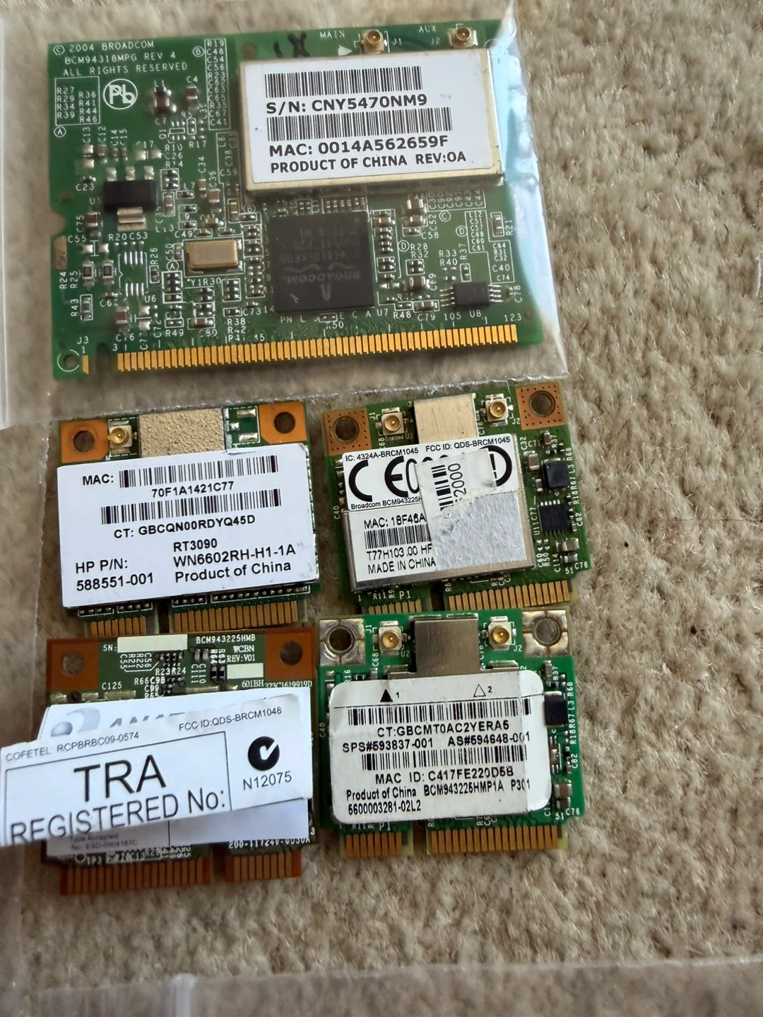 Intel / Atheros / Broadcom / Realtek Wi-Fi & Bluetooth Cards - photo 4