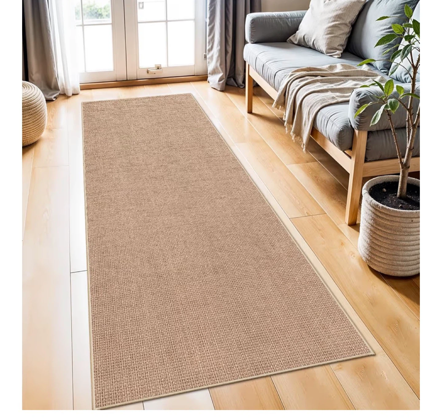 6ft Runner Rug - 2ft x 6ft Tan - photo 3