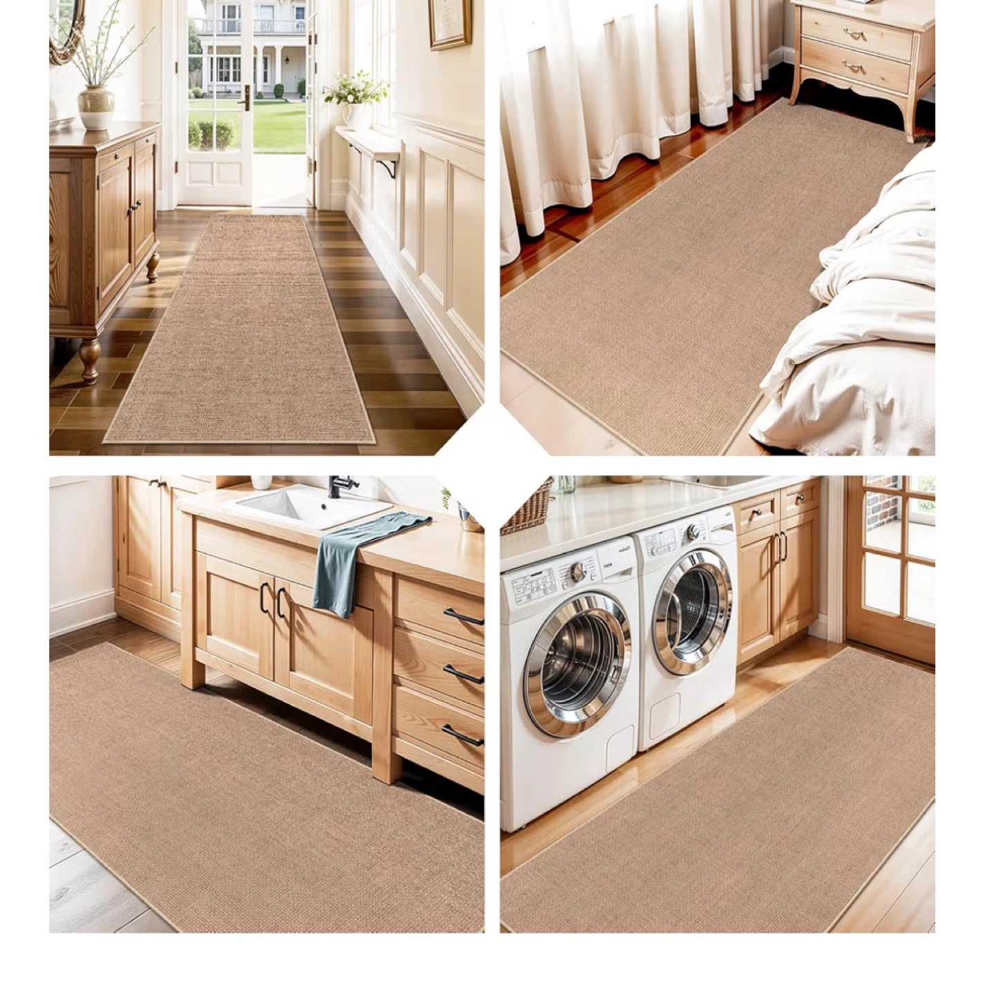 6ft Runner Rug - 2ft x 6ft Tan - photo 4