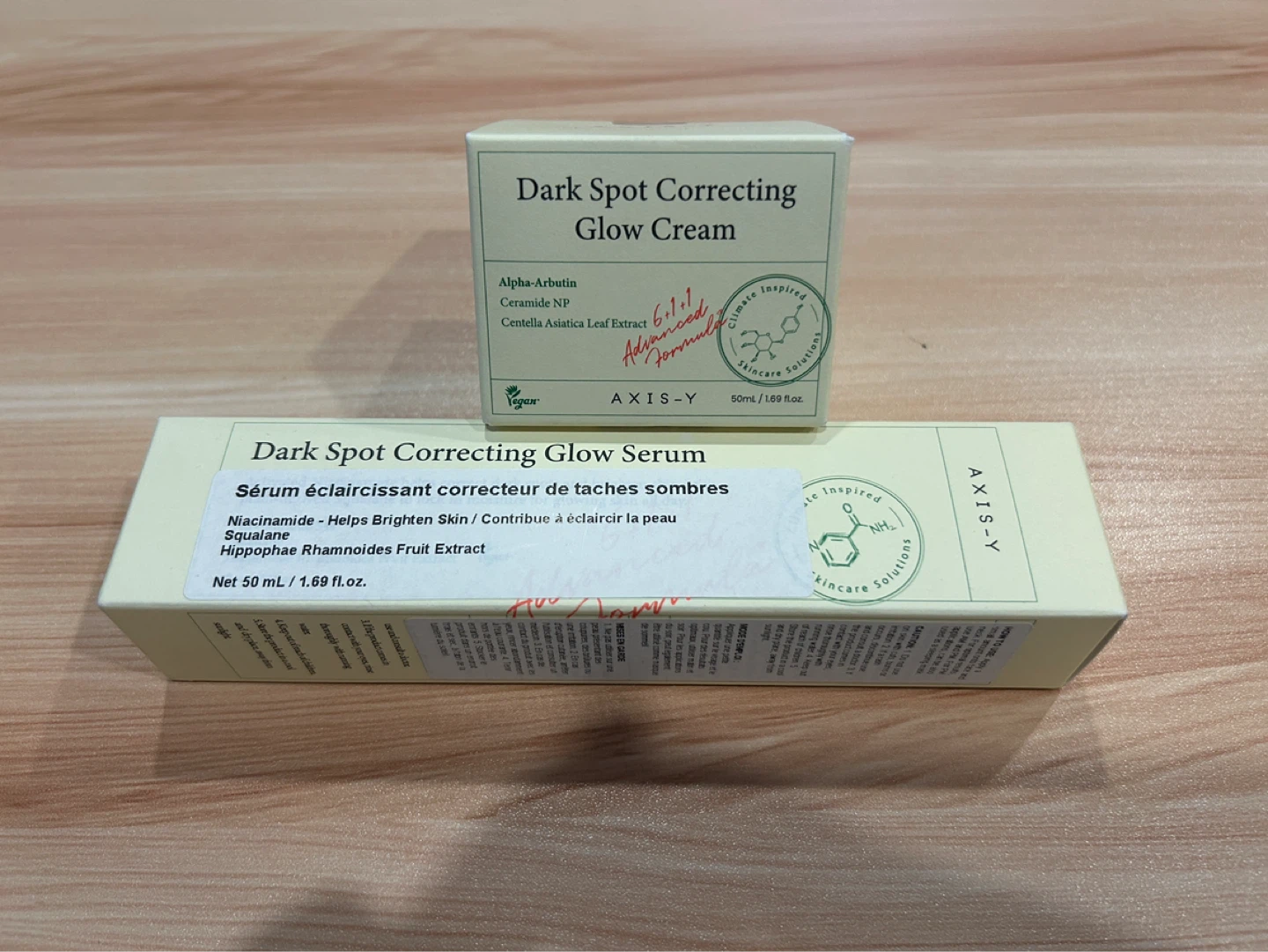 AXIS-Y Dark Spot Correcting Glow Serum & Cream
