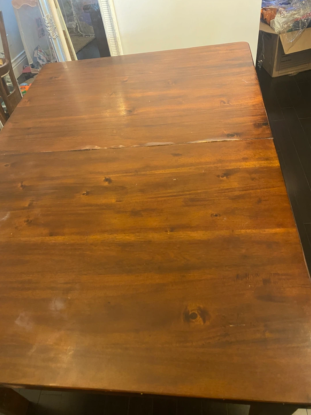 Wooden Extendable Dining Table and 4 chairs