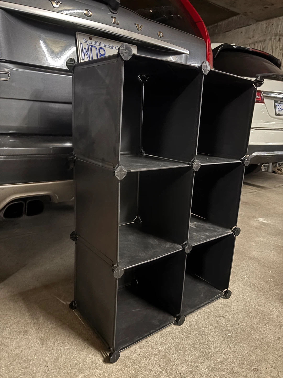 Black 6-Cube Storage Organizer - photo 2