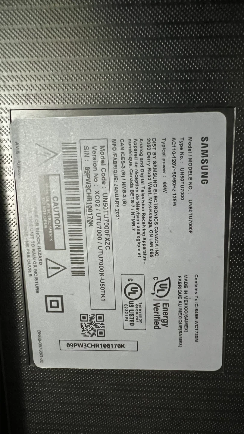 Samsung UN50TU7000F 50-inch 4K UHD Smart TV - photo 5