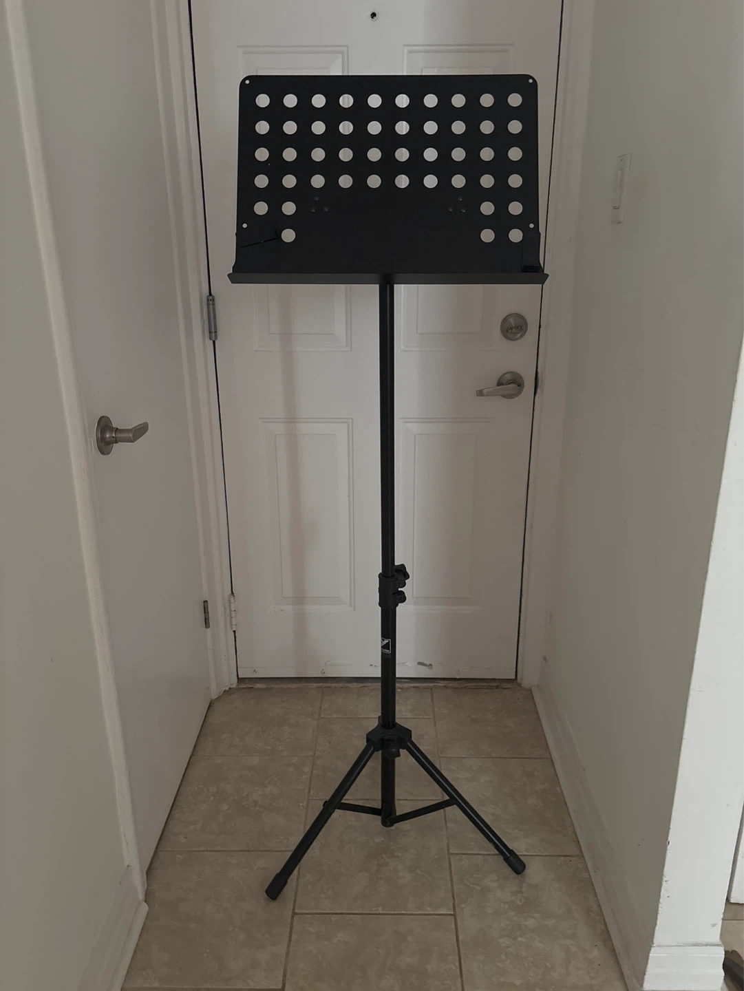 Adjustable Black Music Stand