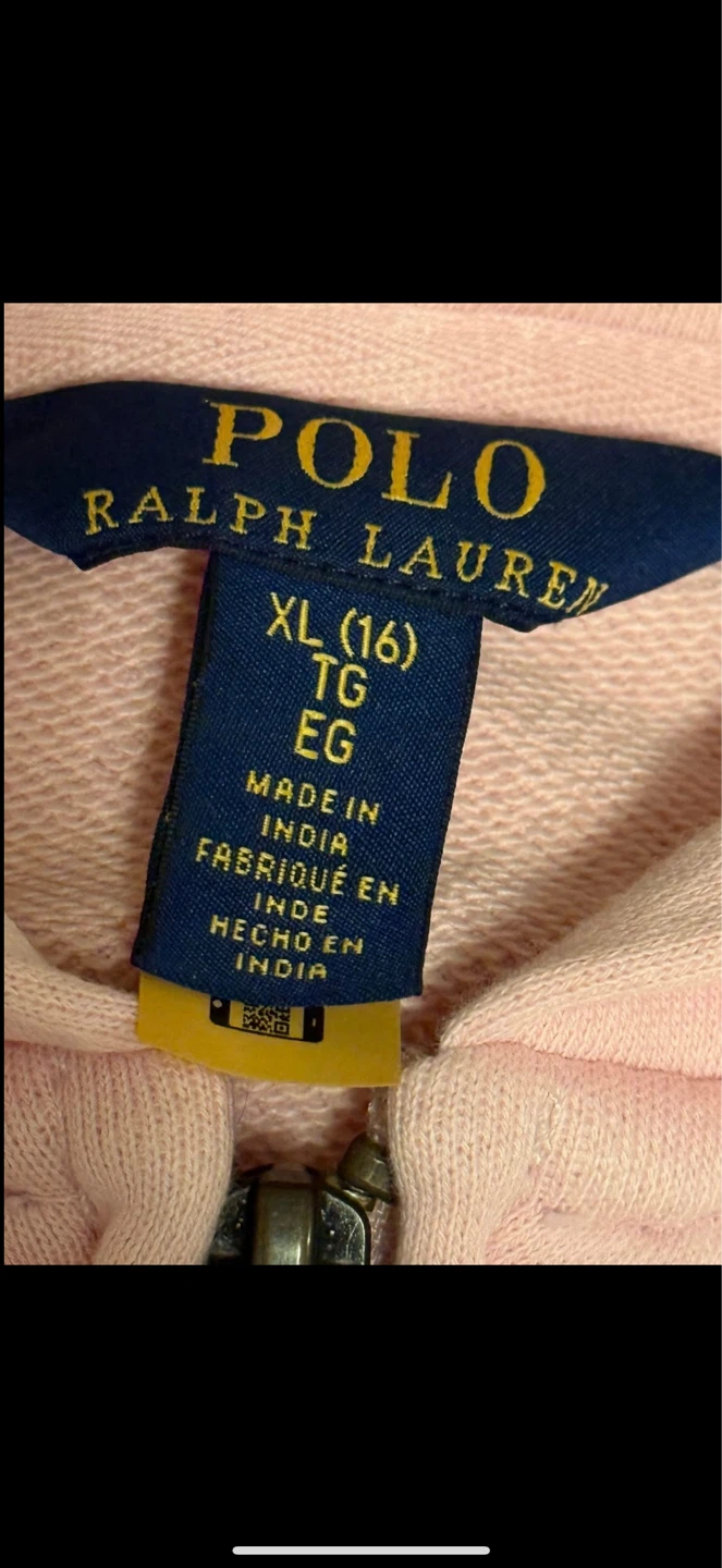 Polo Ralph Lauren Pink Zip-Up Hoodie XL(16) - photo 4