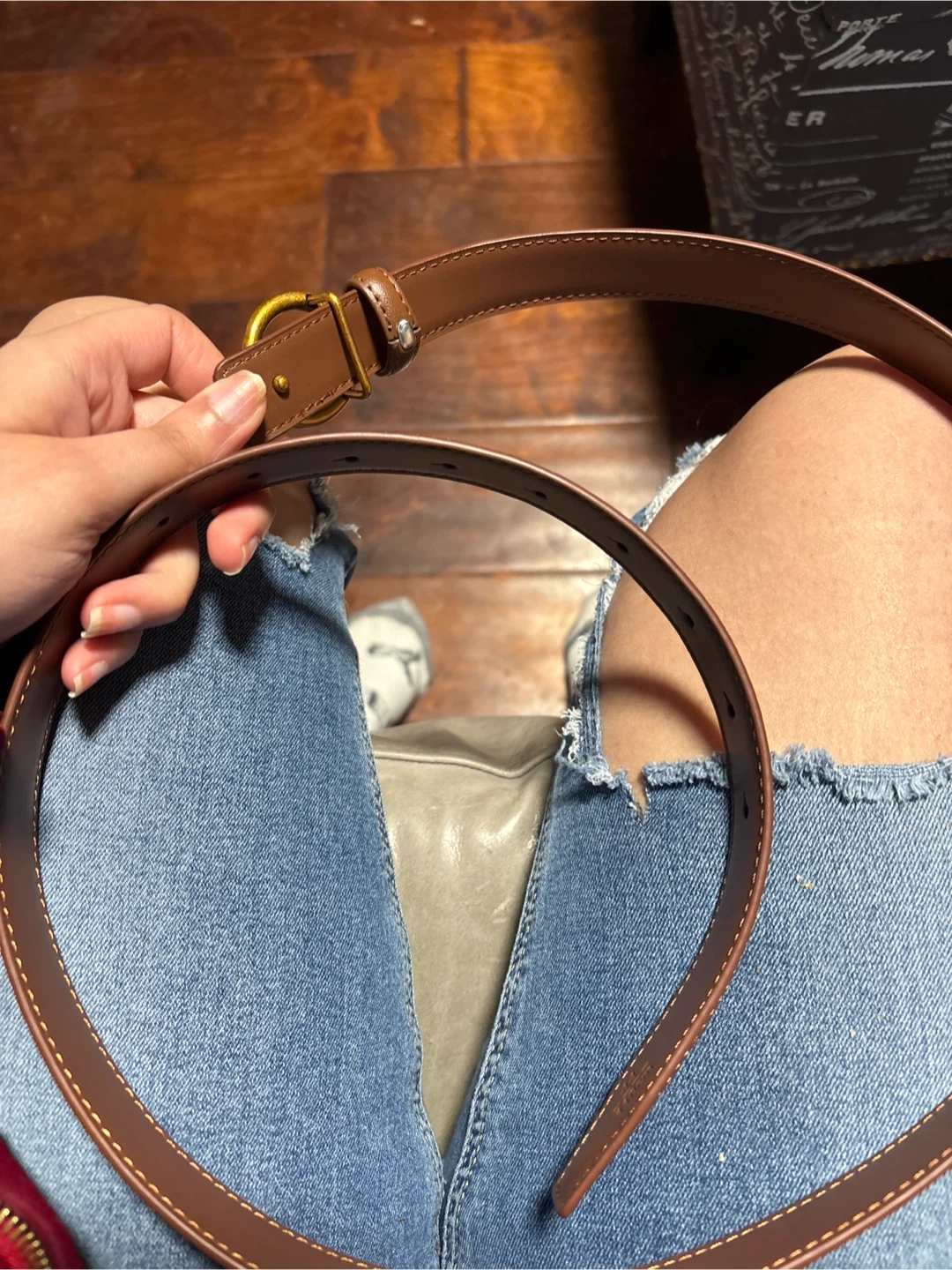 Coach New York Leather Belt - 770cm - photo 4