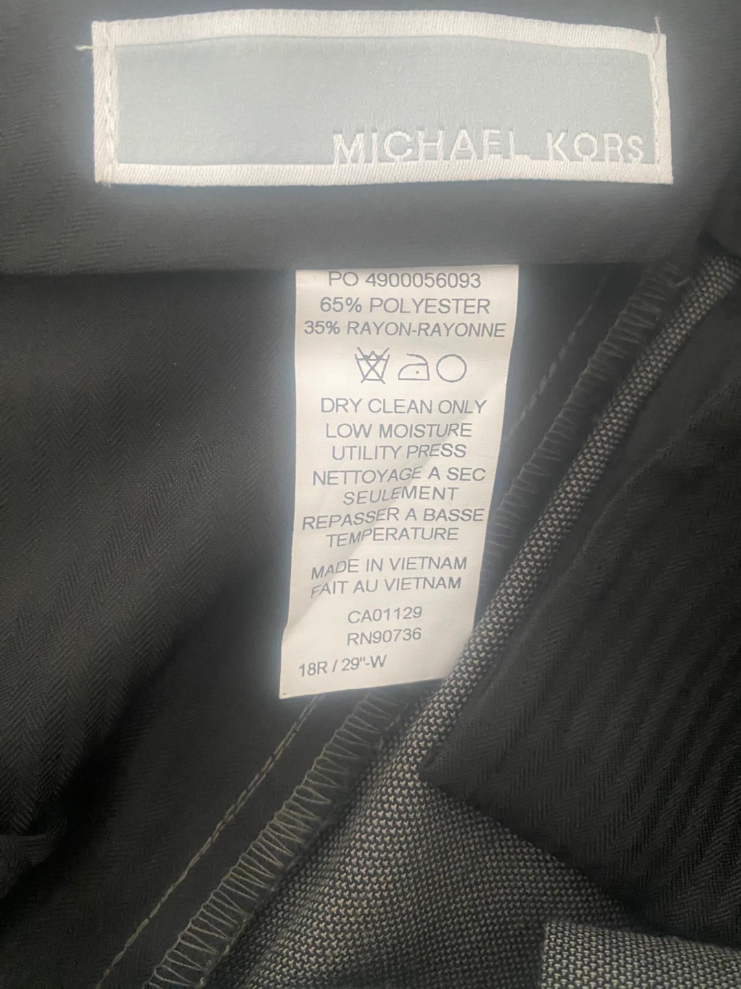 Michael Kors Grey Suit and Tie - photo 5