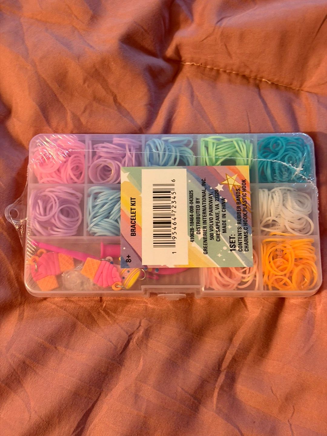 Bracelet Making Kit with Rubber Bands and Charms - photo 2