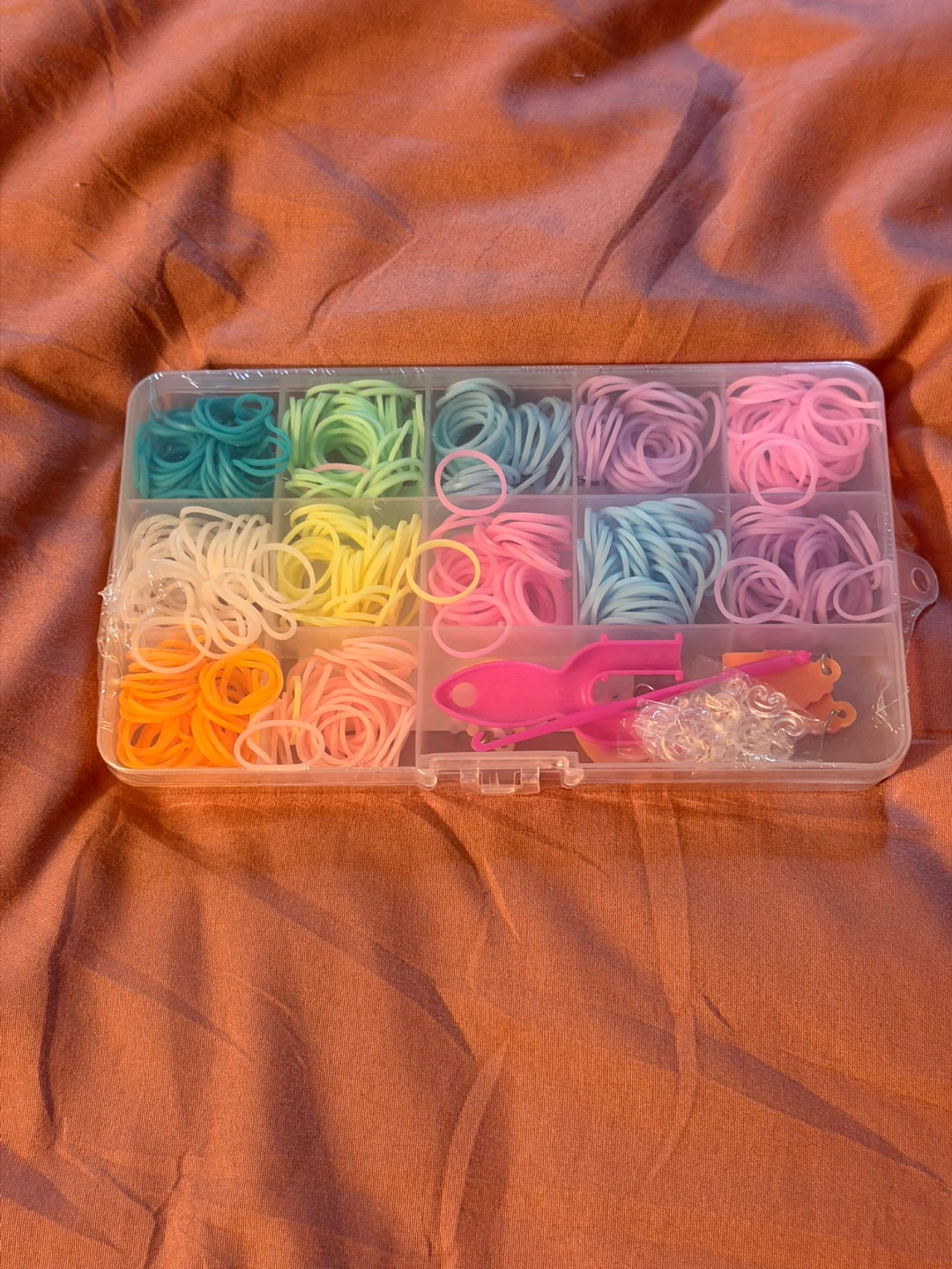Bracelet Making Kit with Rubber Bands and Charms