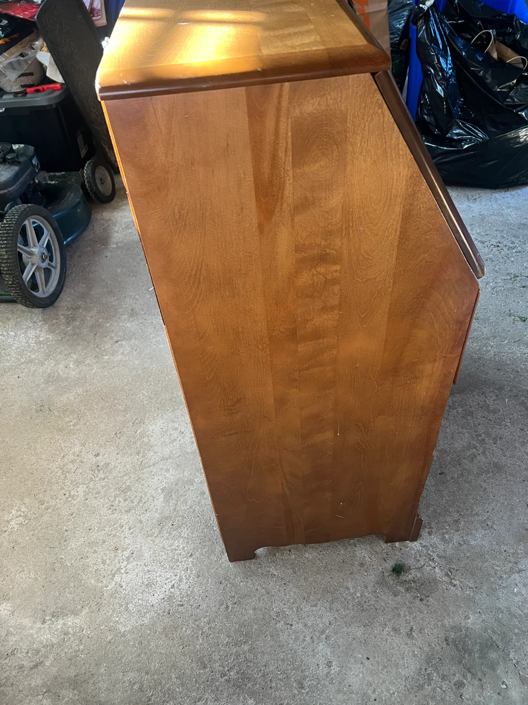Wooden Secretary Desk with Drawers - photo 5
