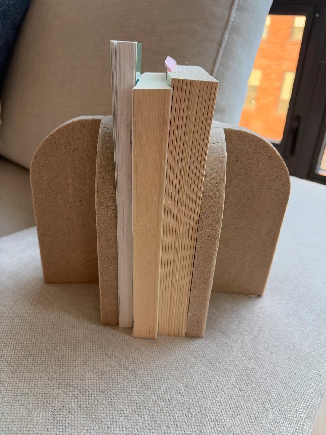 Stone looking Bookends - Set of 2