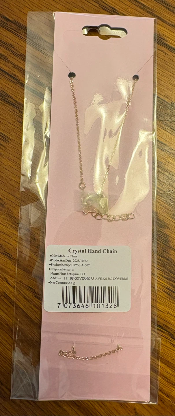 ✨✨Crystal Haze Gold Hand Chain - photo 2