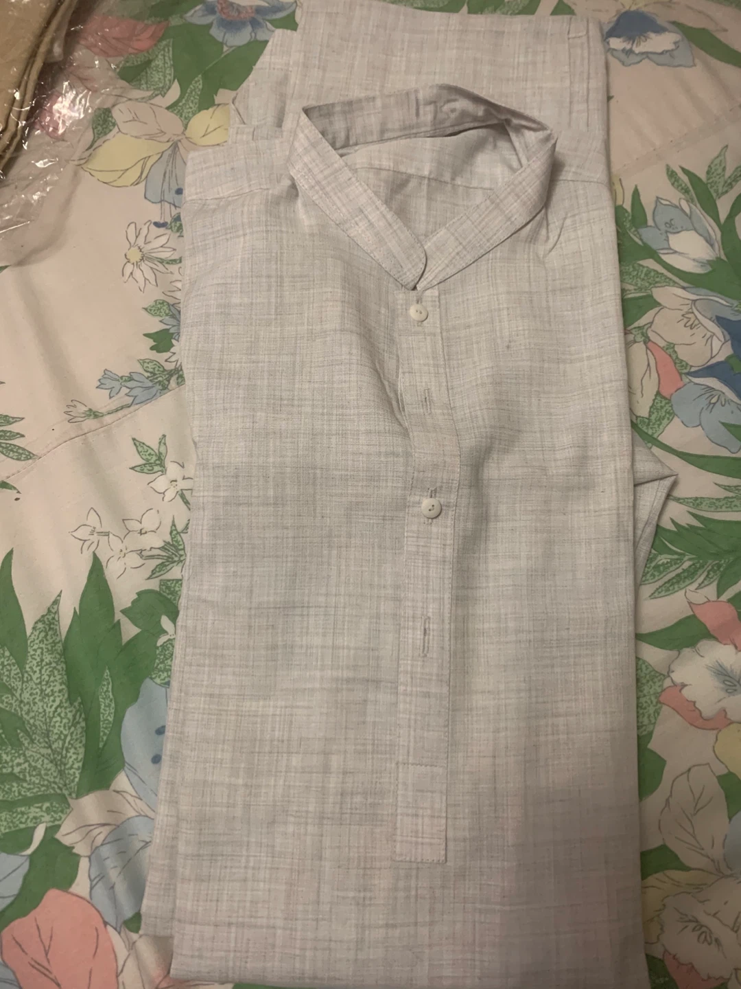 Alkaram Kurta Shalwar Set - Grey - photo 3
