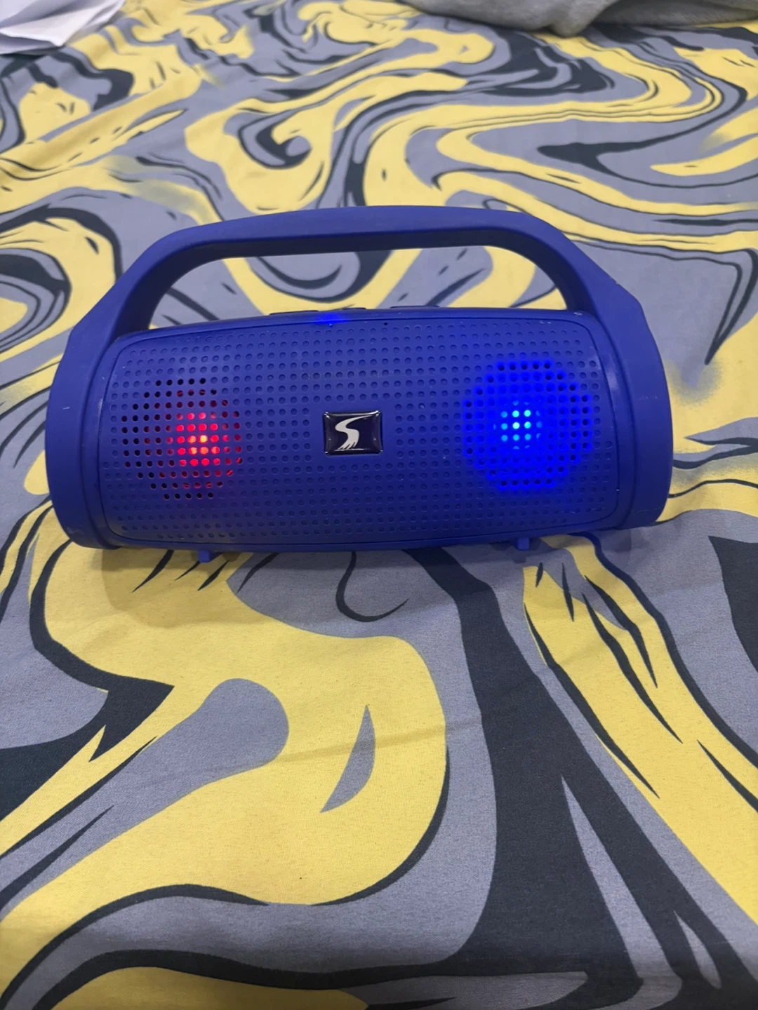 Blue Portable Bluetooth Speaker - photo 3