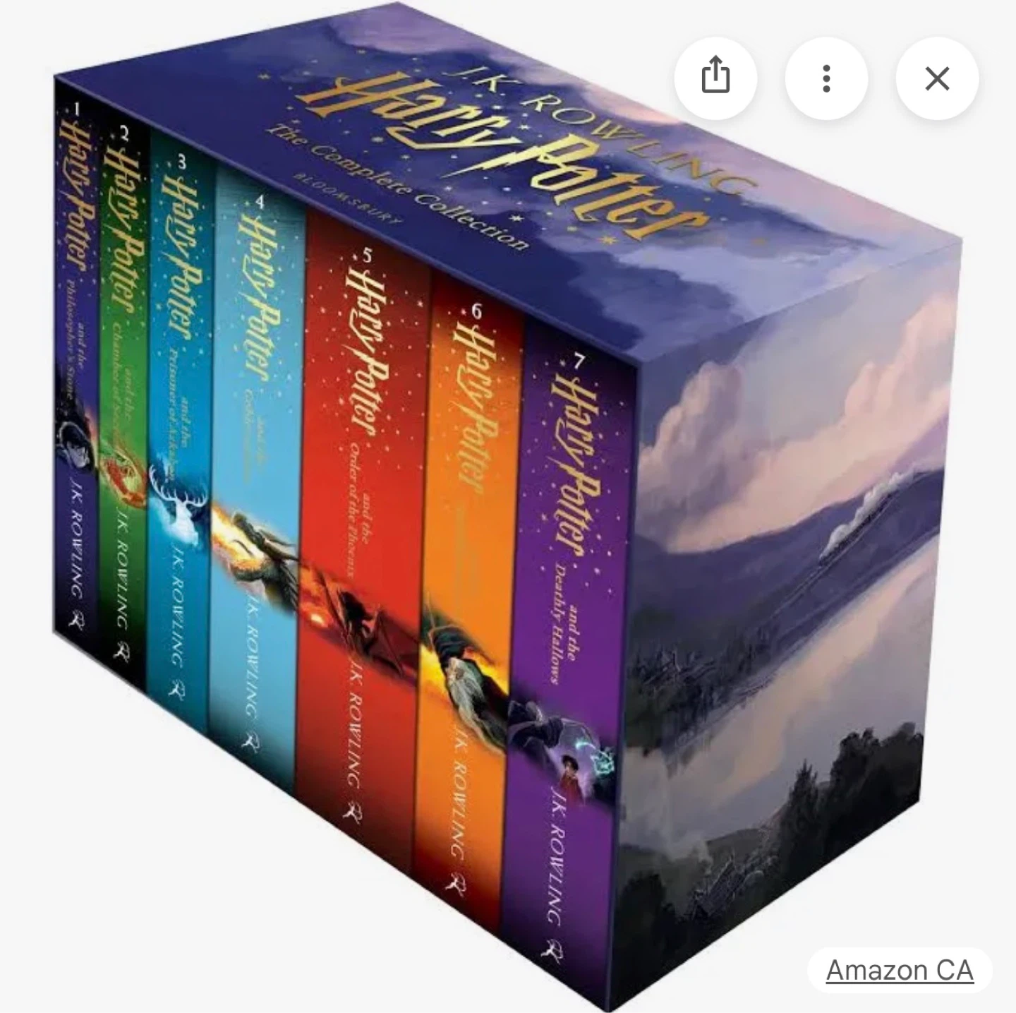 J.K. Rowling Harry Potter The Complete Collection Box Set