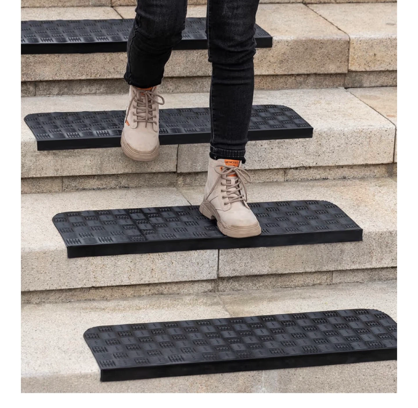 Non-Slip Stair 30x10 in Treads for Indoor/Outdoor Use
