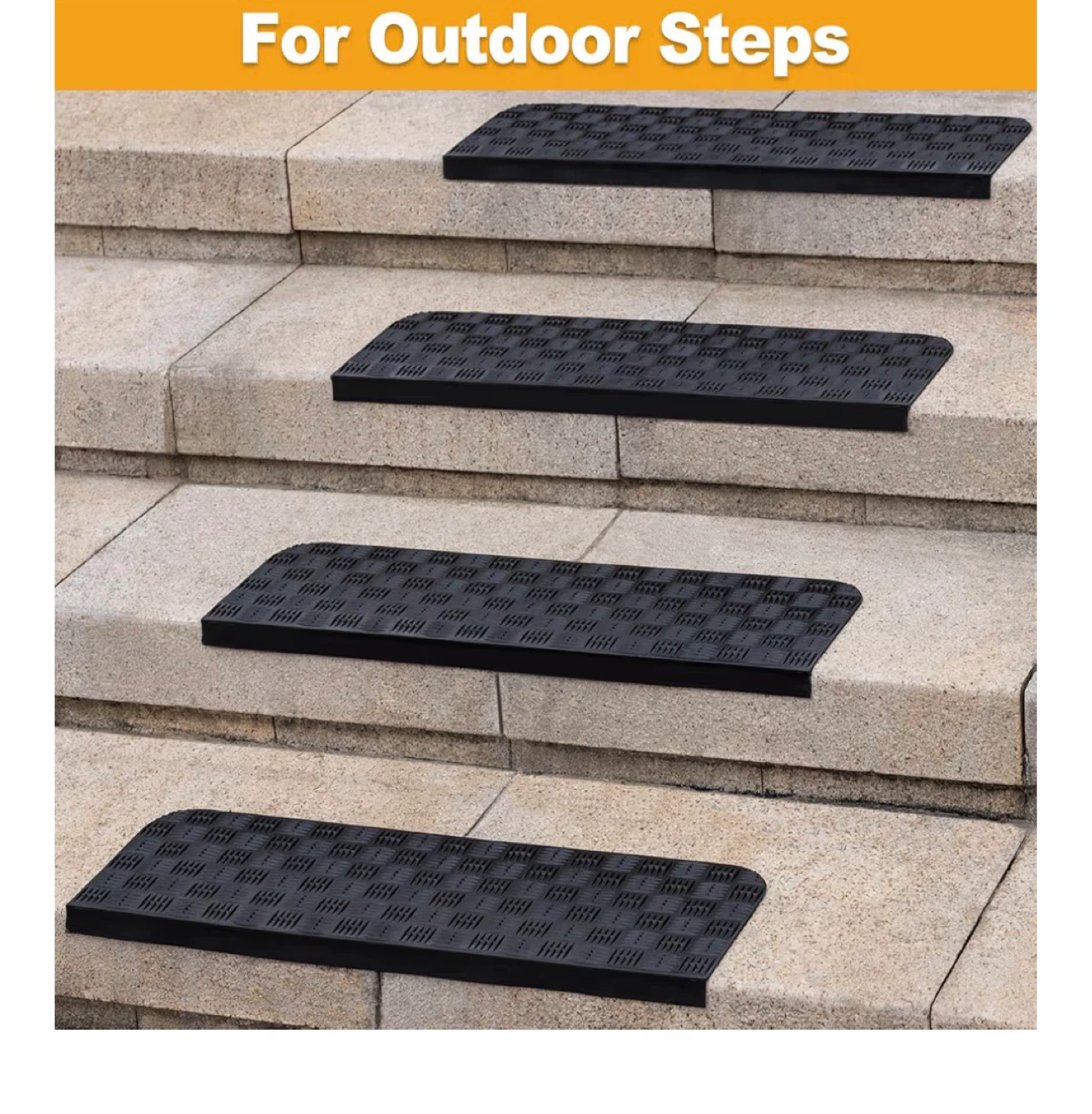 Non-Slip Stair 30x10 in Treads for Indoor/Outdoor Use - photo 3