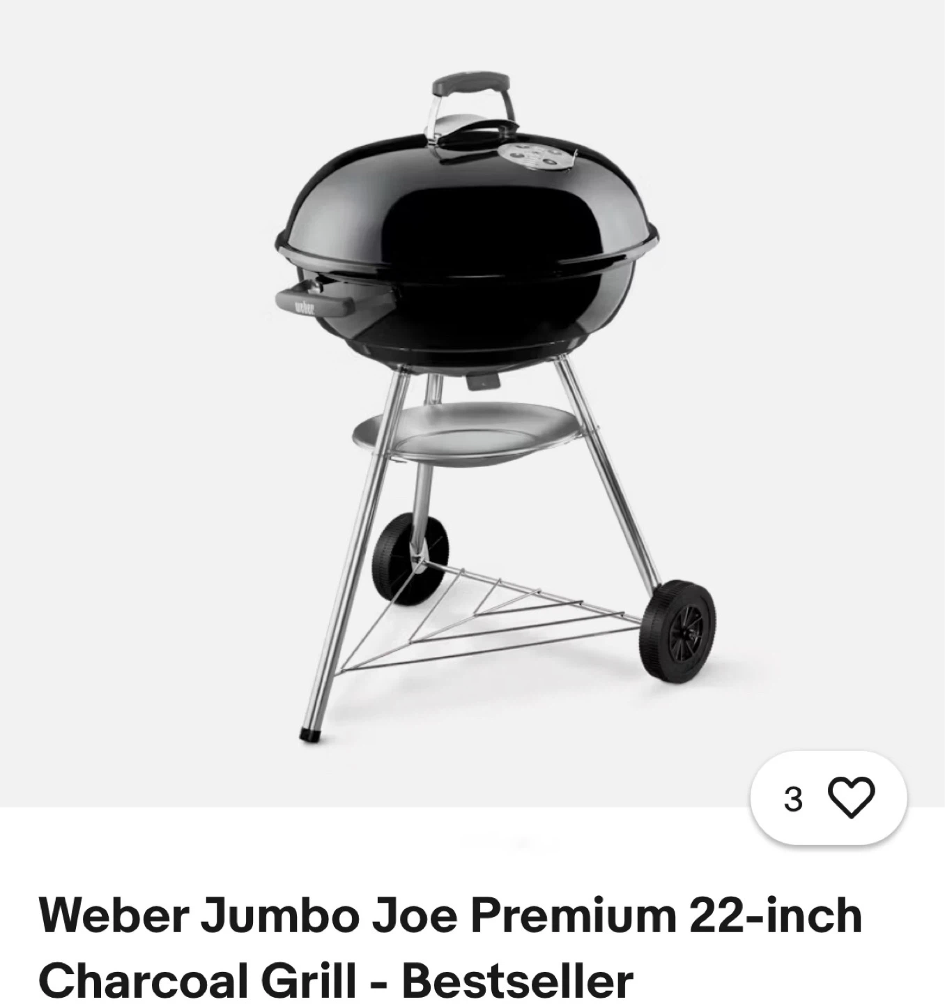 Weber 22-inch Charcoal Grill - photo 5