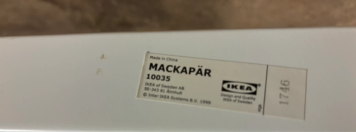 IKEA MACKAPÄR Shoe Rack - White - photo 3