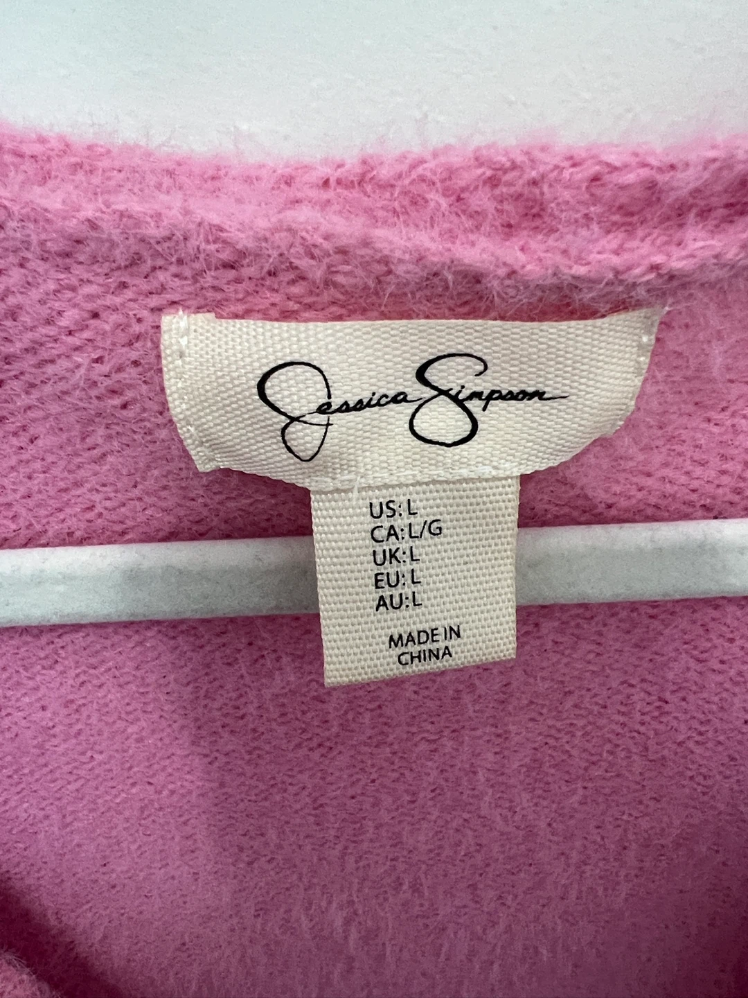 Jessica Simpson Pink Sweater - Large - photo 2