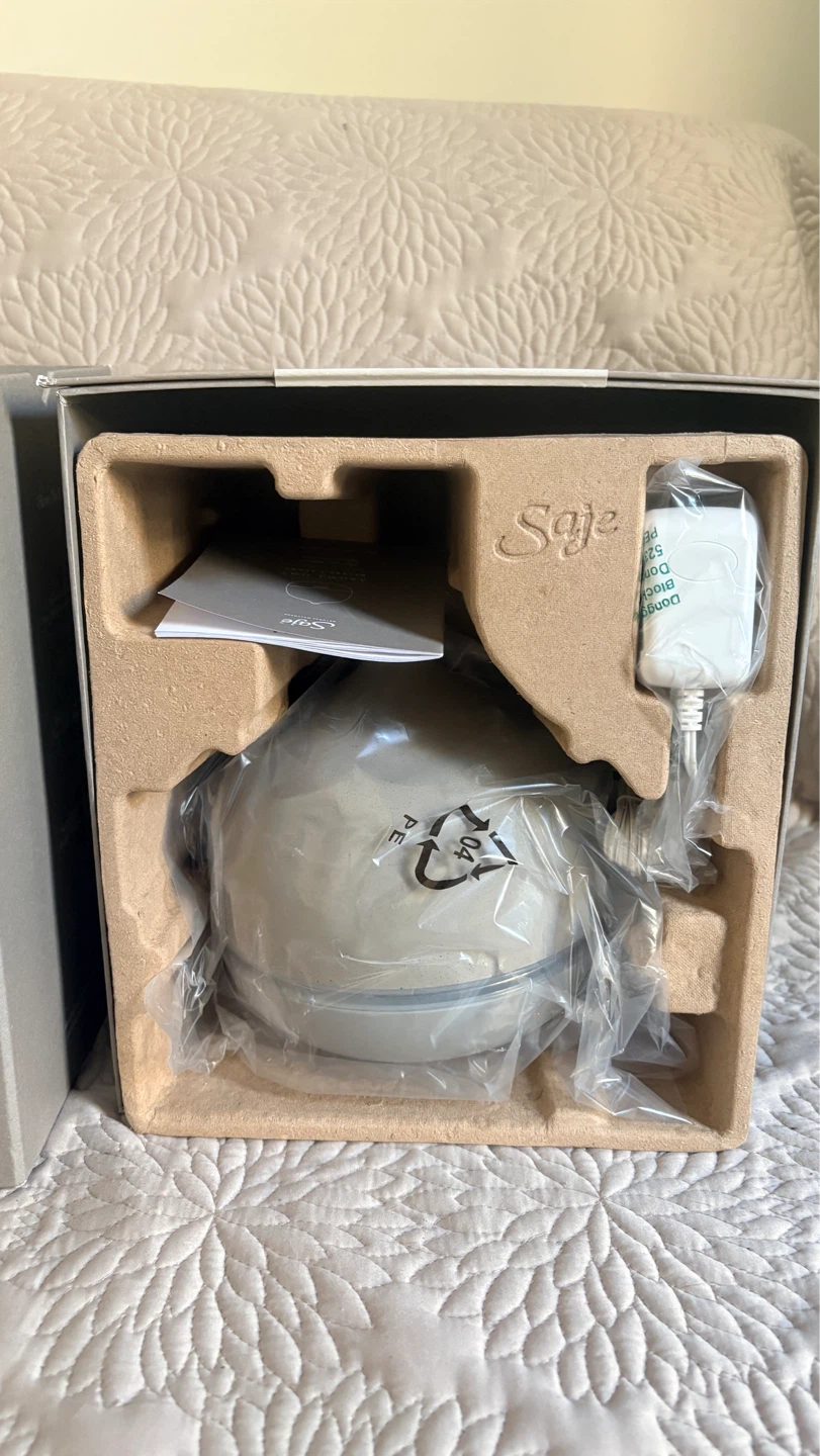 NEW Saje Aroma Om Deluxe Stone Ultrasonic Diffuser - photo 2