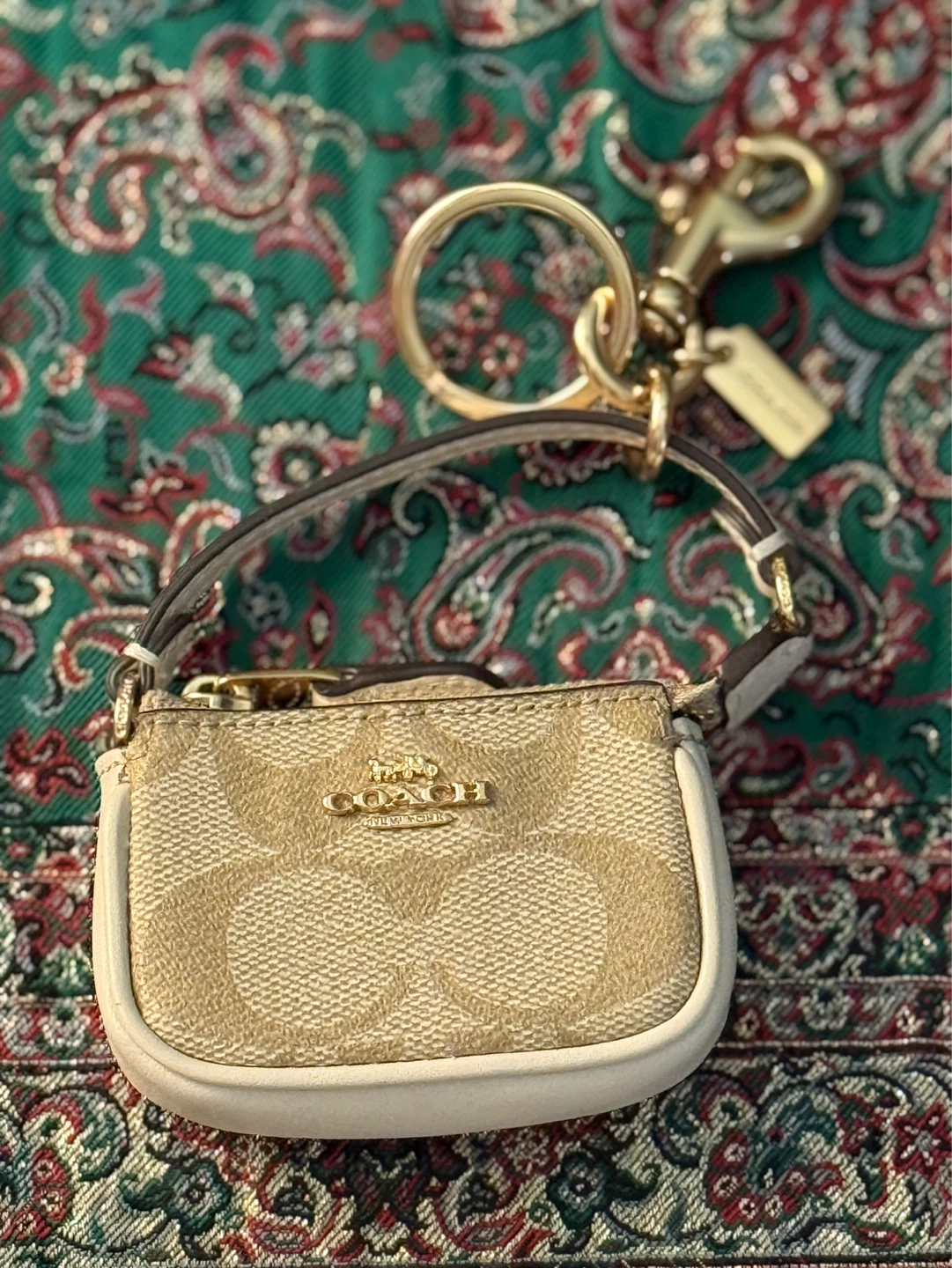 Coach Mini Rowan Bag Charm For Sale