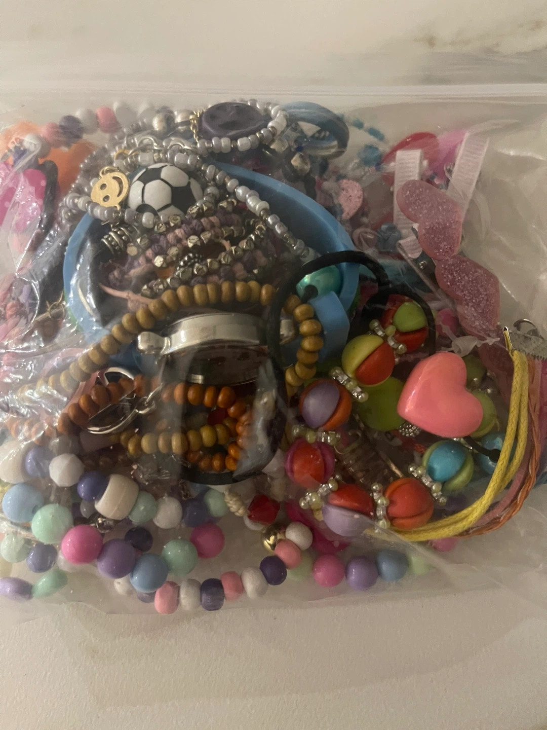 Children’s Bag of Assorted Costume Jewellery