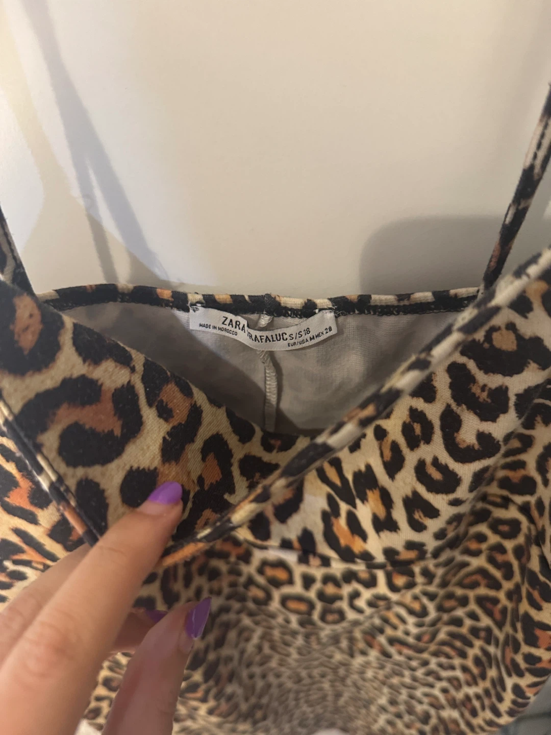 Leopard Print Spaghetti Strap Dress - photo 3