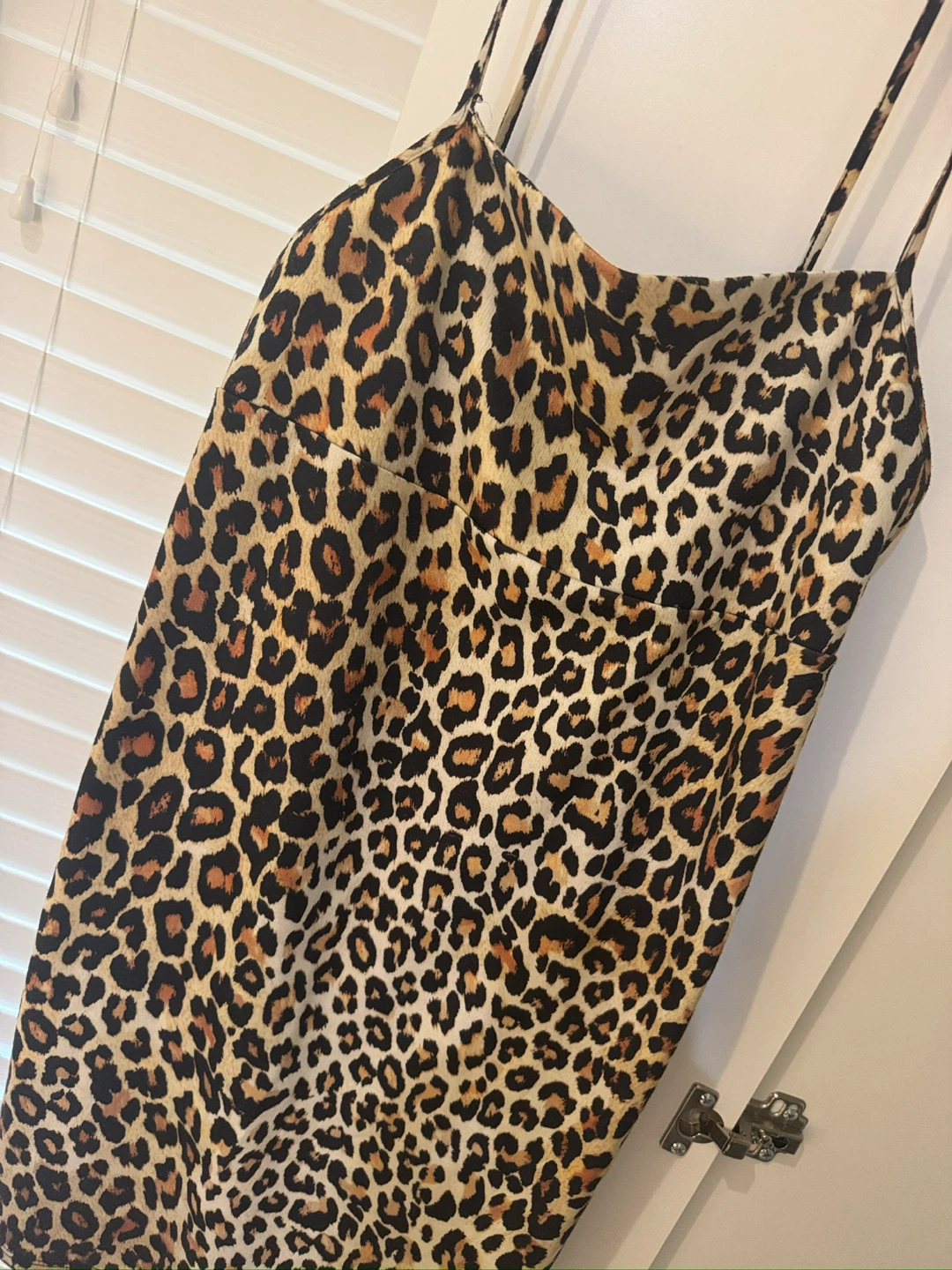 Leopard Print Spaghetti Strap Dress - photo 2