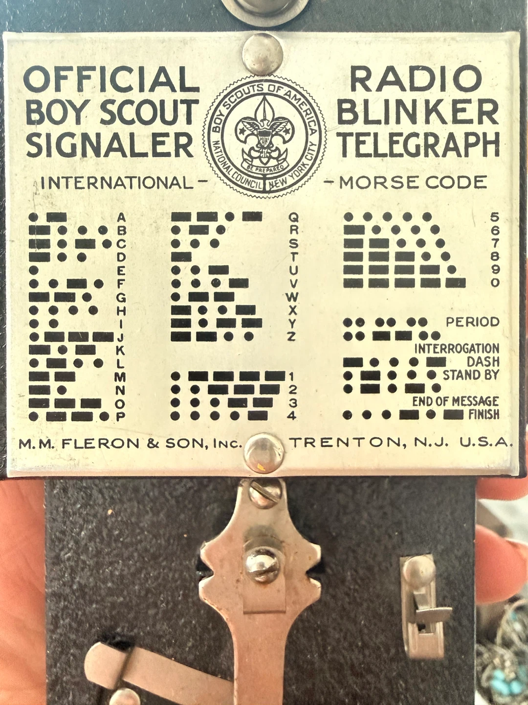 Fleron Official Boy Scout Radio Blinker Telegraph Signalator - photo 4
