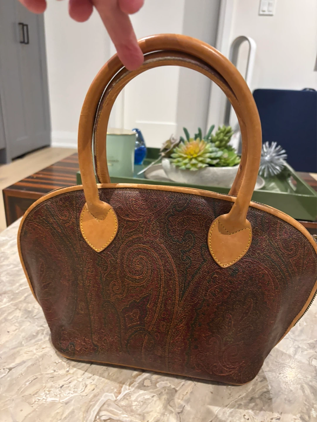 Etro Paisley Print Satchel Bag - photo 2