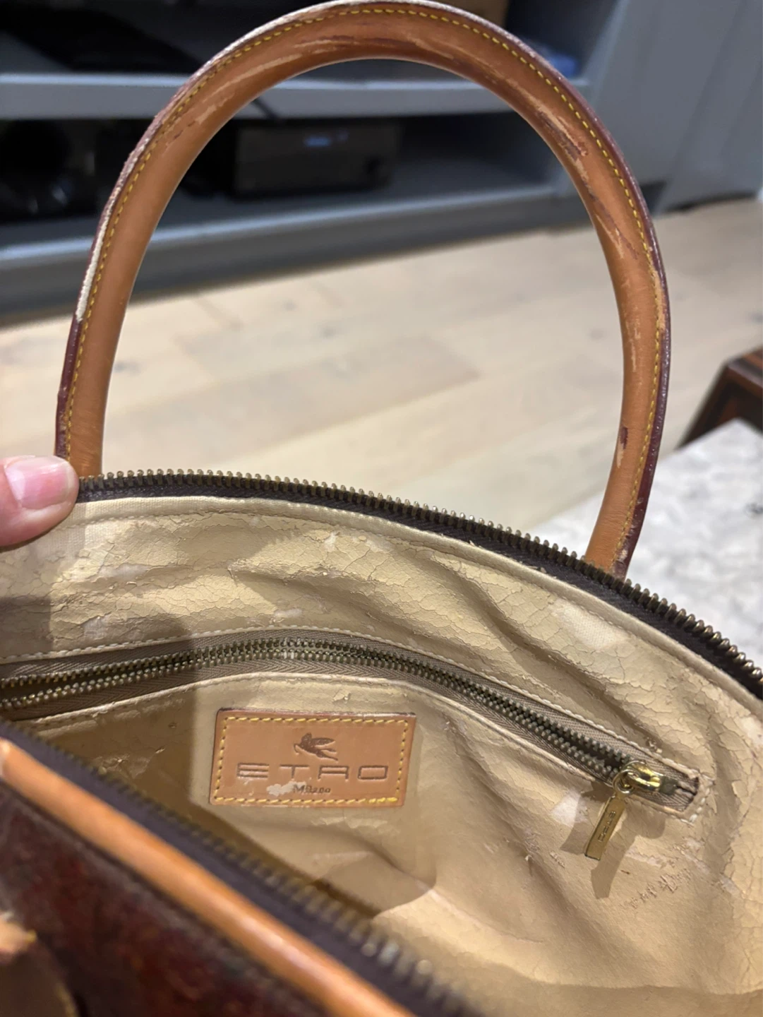 Etro Paisley Print Satchel Bag - photo 3
