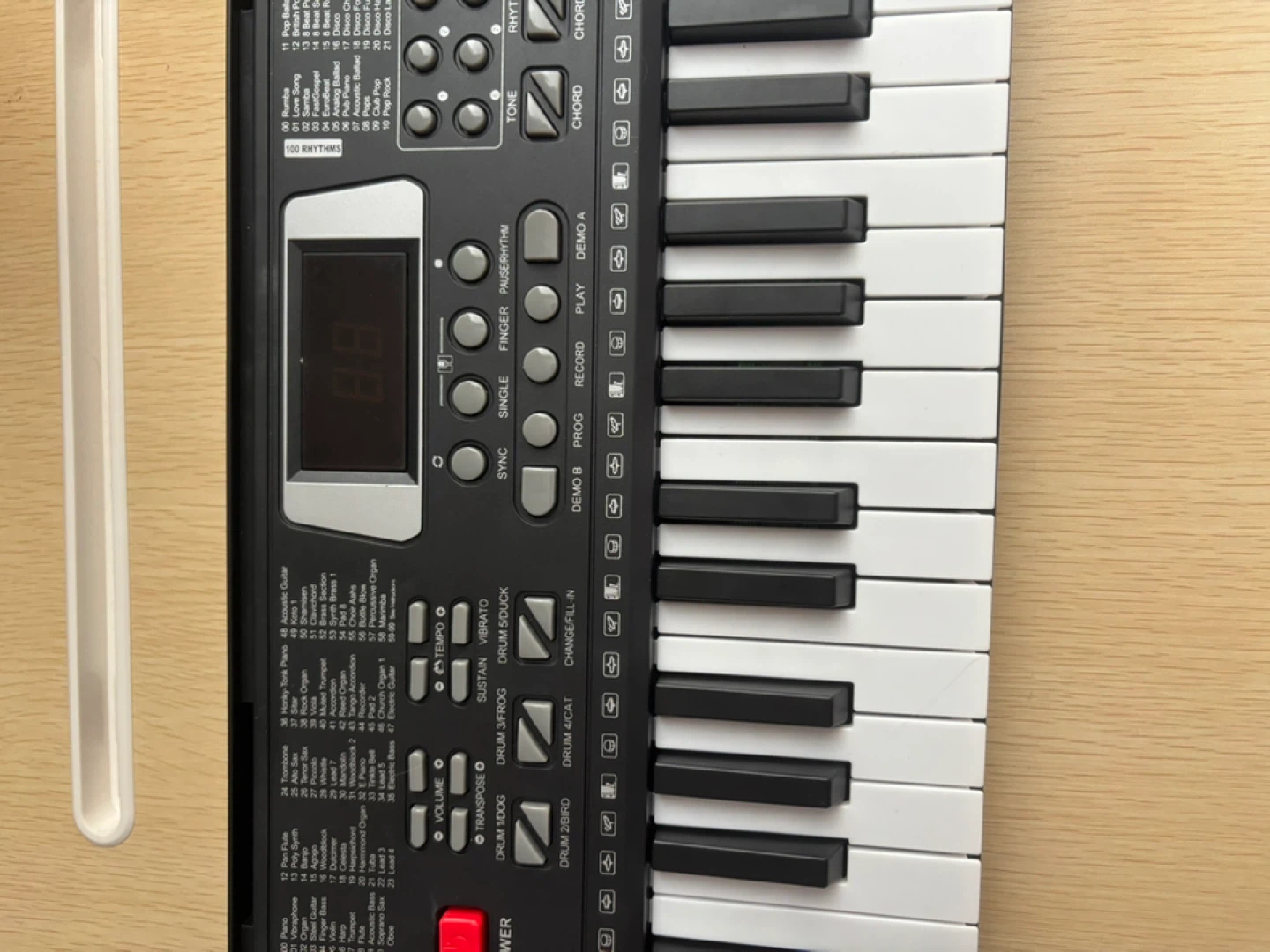 Kids and Adults Electronic Keyboard with 100 Tones - photo 3