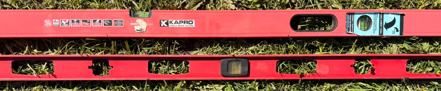 KAPRO Contractor Levels 6FT & 8FT – Heavy Duty Aluminum