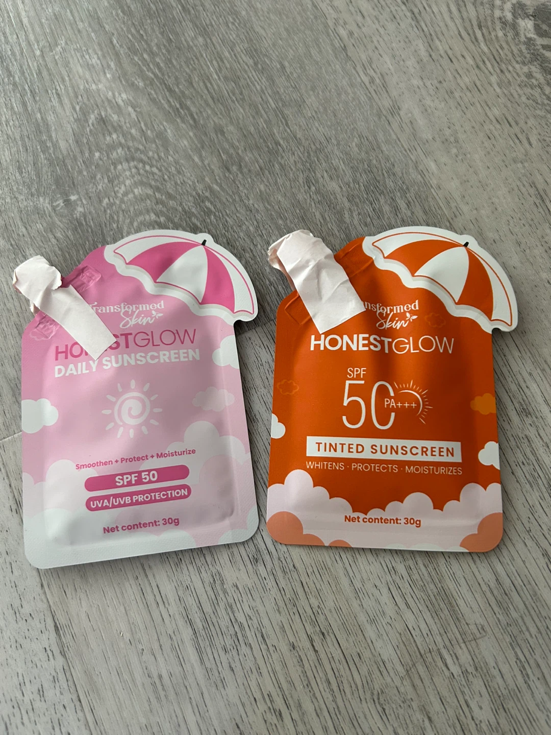 Honest Glow Daily Sunscreen & Tinted Sunscreen SPF 50