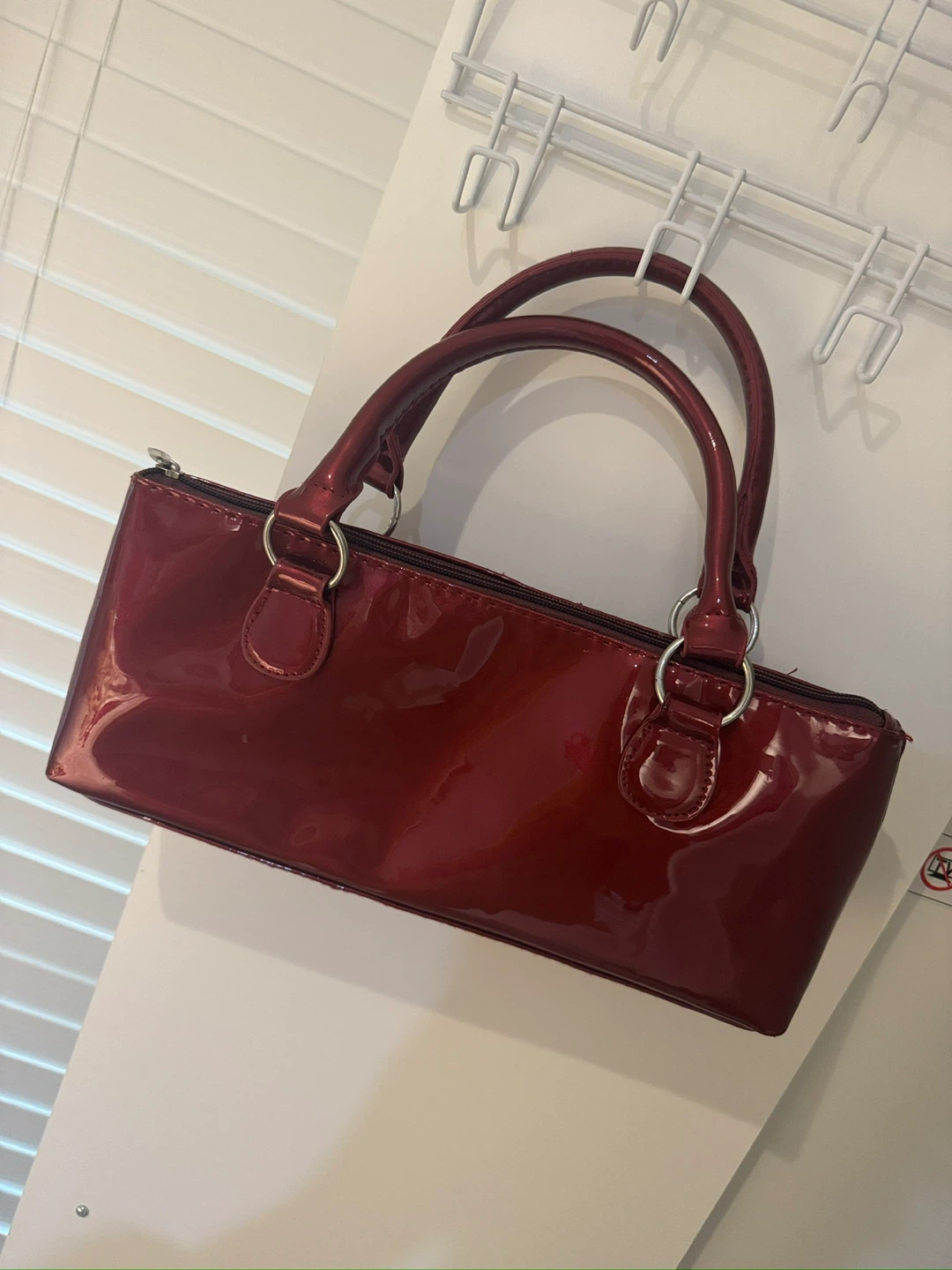 Red Insulated Wine Bottle Carrier Bag