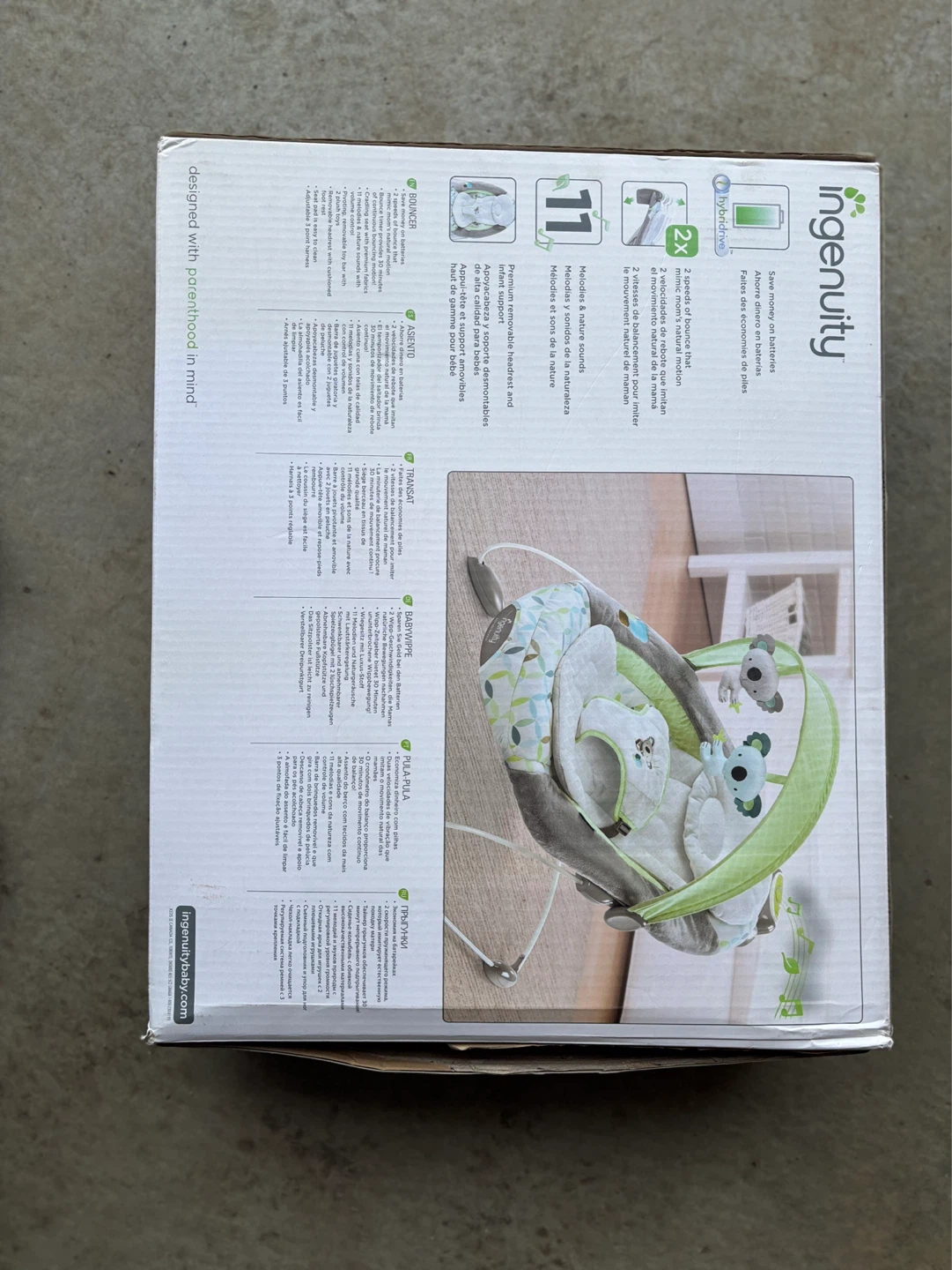 Ingenuity SmartBounce Automatic Bouncer - photo 2